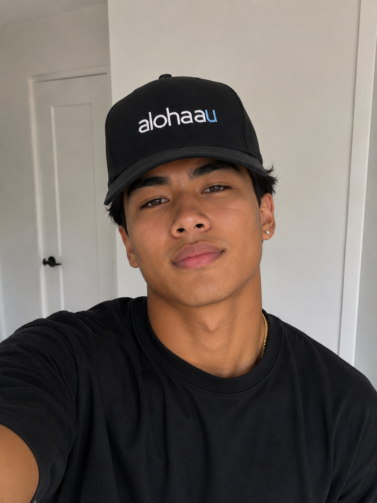 Raised classic aloha au Hat