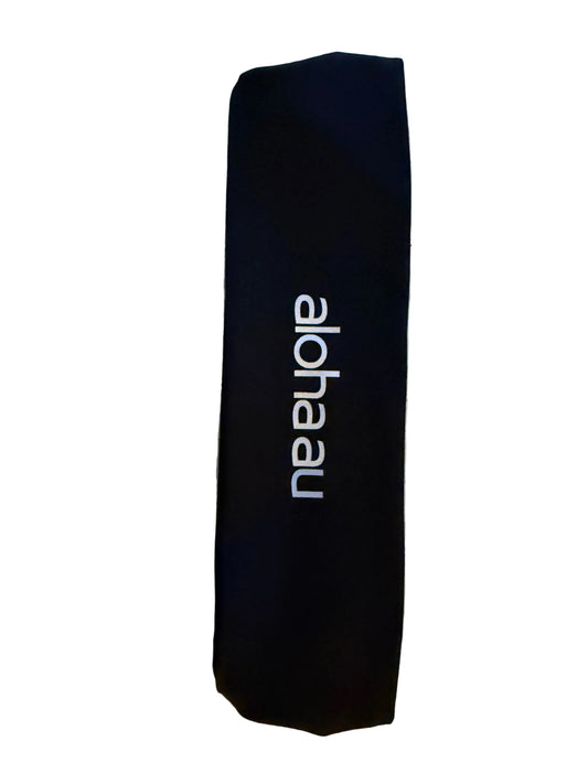 Namaste aloha au - Large, Elastic band Headband Black